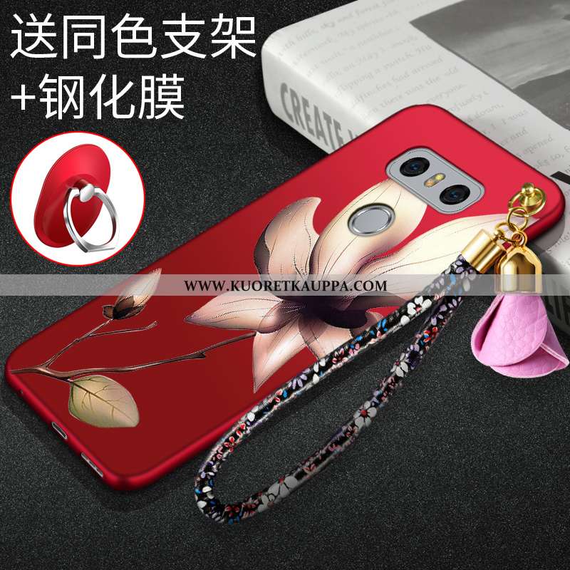 Kuori Lg G6, Kuoret Lg G6, Kotelo Lg G6 Silikoni Suojaus All Inclusive Puhelimen Punainen