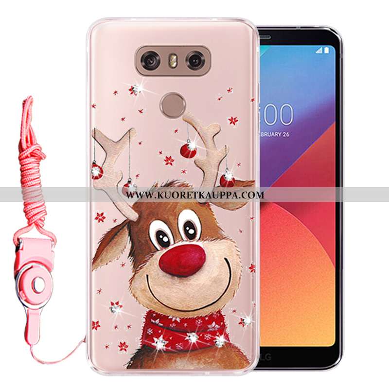 Kuori Lg G6, Kuoret Lg G6, Kotelo Lg G6 Silikoni Suojaus Jauhe Strassi Pinkki