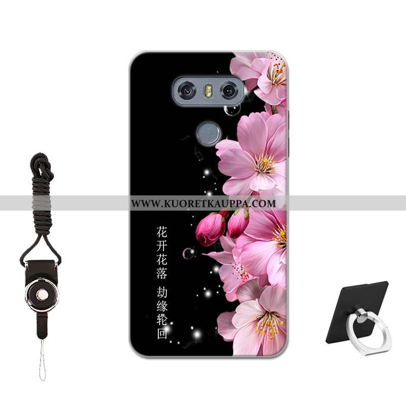 Kuori Lg G6, Kuoret Lg G6, Kotelo Lg G6 Silikoni Suojaus Pesty Suede Karkaisu Muokata Sininen