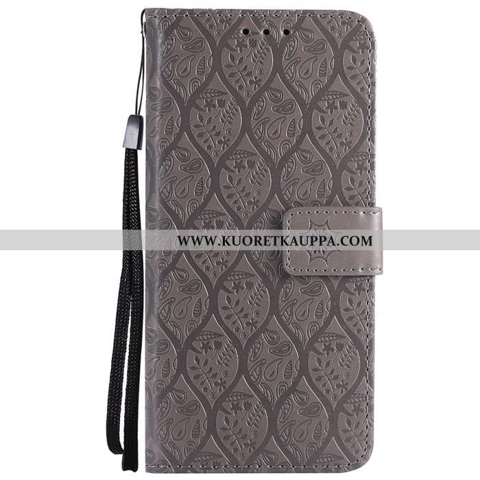 Kuori Lg G6, Kuoret Lg G6, Kotelo Lg G6 Suojaus Nahkakuori Harmaa Tuki