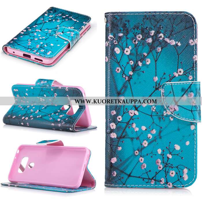 Kuori Lg G6, Kuoret Lg G6, Kotelo Lg G6 Suojaus Nahkakuori Valkoinen Kortti