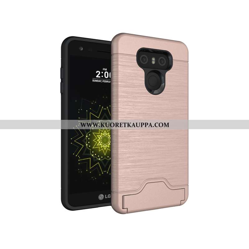 Kuori Lg G6, Kuoret Lg G6, Kotelo Lg G6 Suojaus Persoonallisuus Eurooppa Kortti Murtumaton Pinkki