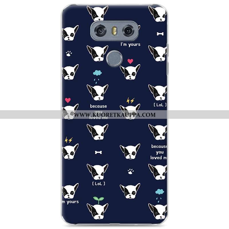 Kuori Lg G6, Kuoret Lg G6, Kotelo Lg G6 Suojaus Sarjakuva Suuntaus Kova Tummansiniset