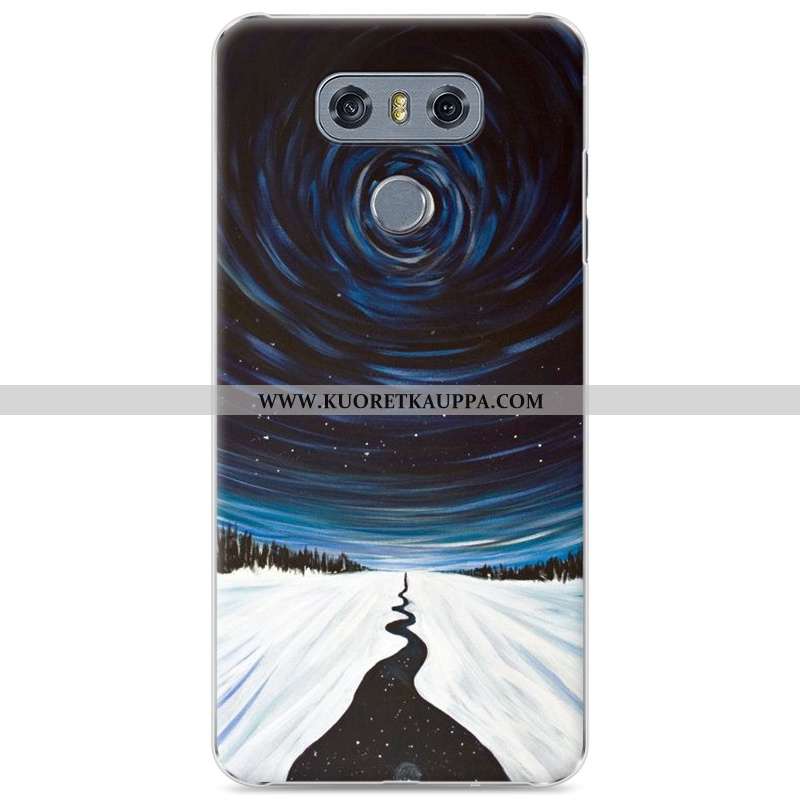 Kuori Lg G6, Kuoret Lg G6, Kotelo Lg G6 Suojaus Sarjakuva Suuntaus Kova Tummansiniset