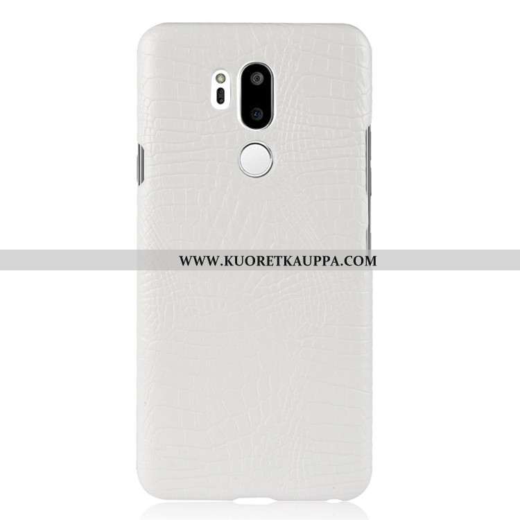 Kuori Lg G7 Thinq, Kuoret Lg G7 Thinq, Kotelo Lg G7 Thinq Kukkakuvio Suojaus Krokotiili Murtumaton M