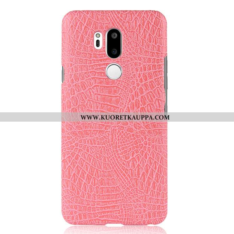 Kuori Lg G7 Thinq, Kuoret Lg G7 Thinq, Kotelo Lg G7 Thinq Kukkakuvio Suojaus Krokotiili Murtumaton M