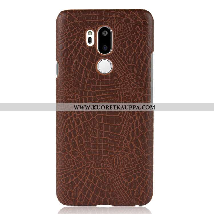 Kuori Lg G7 Thinq, Kuoret Lg G7 Thinq, Kotelo Lg G7 Thinq Kukkakuvio Suojaus Krokotiili Murtumaton M