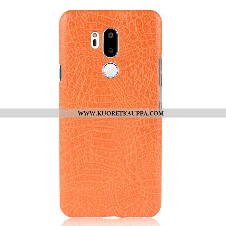 Kuori Lg G7 Thinq, Kuoret Lg G7 Thinq, Kotelo Lg G7 Thinq Kukkakuvio Suojaus Krokotiili Murtumaton M