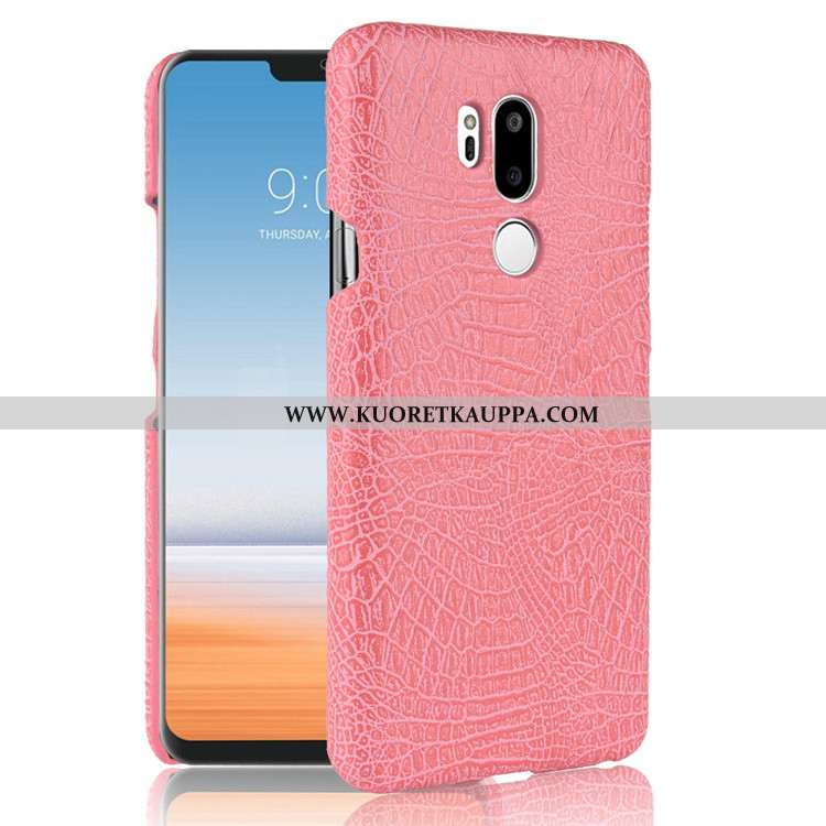 Kuori Lg G7 Thinq, Kuoret Lg G7 Thinq, Kotelo Lg G7 Thinq Nahka Suojaus Murtumaton Puhelimen Tummans