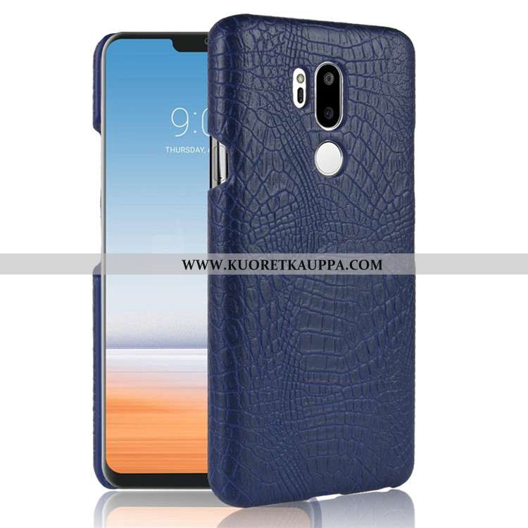 Kuori Lg G7 Thinq, Kuoret Lg G7 Thinq, Kotelo Lg G7 Thinq Nahka Suojaus Murtumaton Puhelimen Tummans