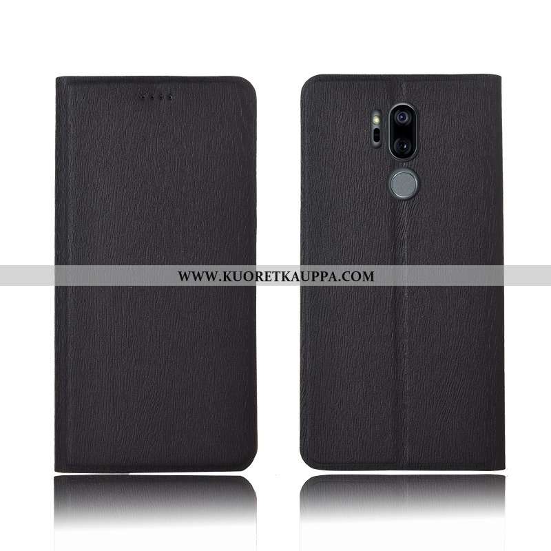 Kuori Lg G7 Thinq, Kuoret Lg G7 Thinq, Kotelo Lg G7 Thinq Nahkakuori Kukkakuvio Silikoni Puu Uusi Ru