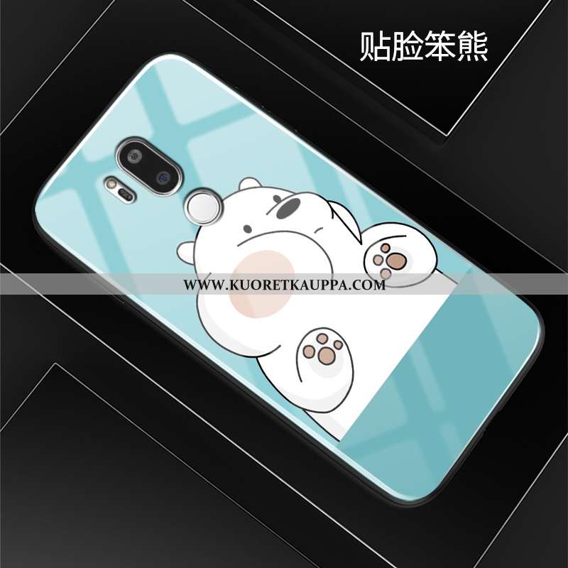 Kuori Lg G7 Thinq, Kuoret Lg G7 Thinq, Kotelo Lg G7 Thinq Pehmeä Neste Silikoni Ihana Sininen