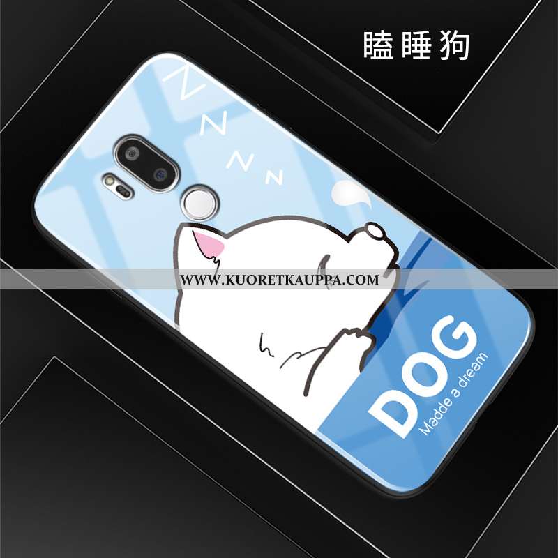 Kuori Lg G7 Thinq, Kuoret Lg G7 Thinq, Kotelo Lg G7 Thinq Pehmeä Neste Silikoni Ihana Sininen