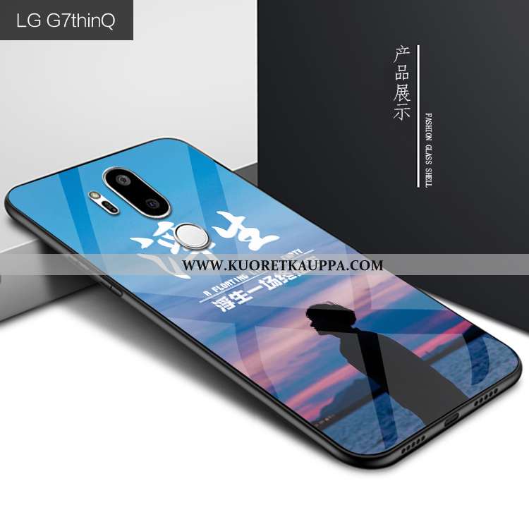 Kuori Lg G7 Thinq, Kuoret Lg G7 Thinq, Kotelo Lg G7 Thinq Persoonallisuus Luova Suojaus Tummansinine