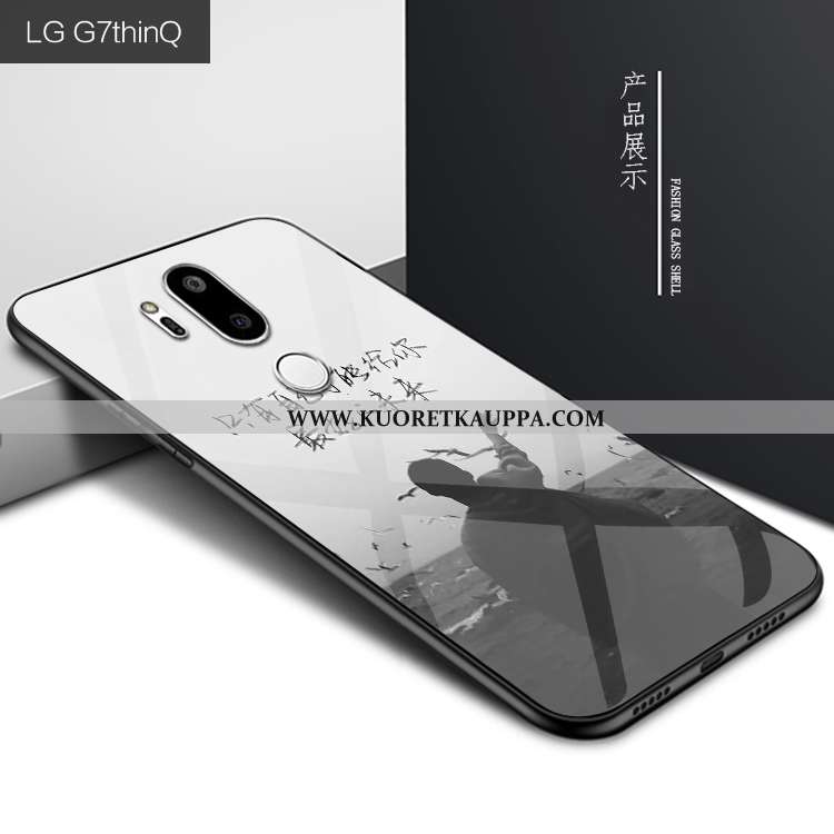 Kuori Lg G7 Thinq, Kuoret Lg G7 Thinq, Kotelo Lg G7 Thinq Persoonallisuus Luova Suojaus Tummansinine