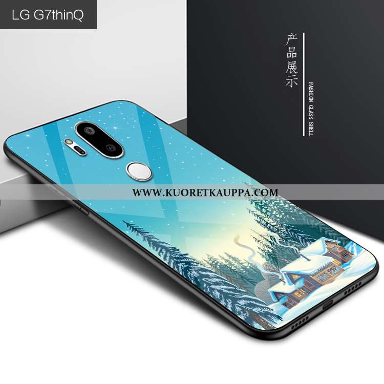 Kuori Lg G7 Thinq, Kuoret Lg G7 Thinq, Kotelo Lg G7 Thinq Persoonallisuus Suojaus Lasi Violetti