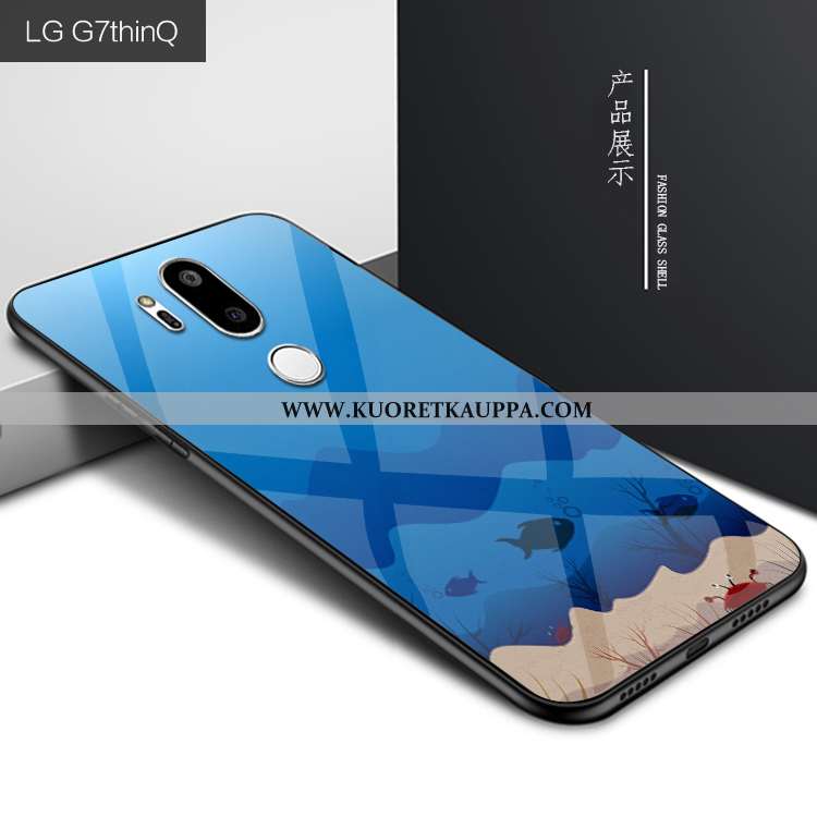 Kuori Lg G7 Thinq, Kuoret Lg G7 Thinq, Kotelo Lg G7 Thinq Persoonallisuus Suojaus Lasi Violetti