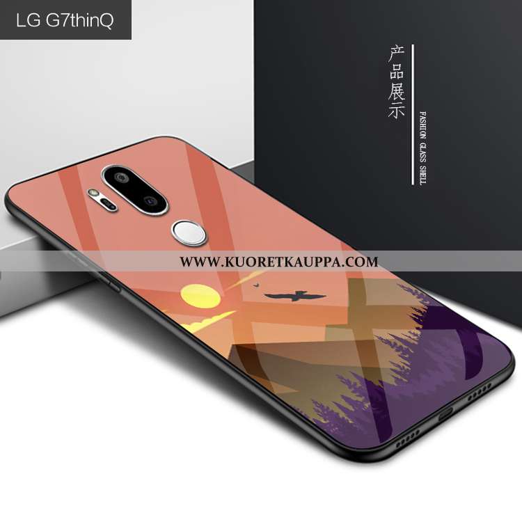 Kuori Lg G7 Thinq, Kuoret Lg G7 Thinq, Kotelo Lg G7 Thinq Persoonallisuus Suojaus Lasi Violetti
