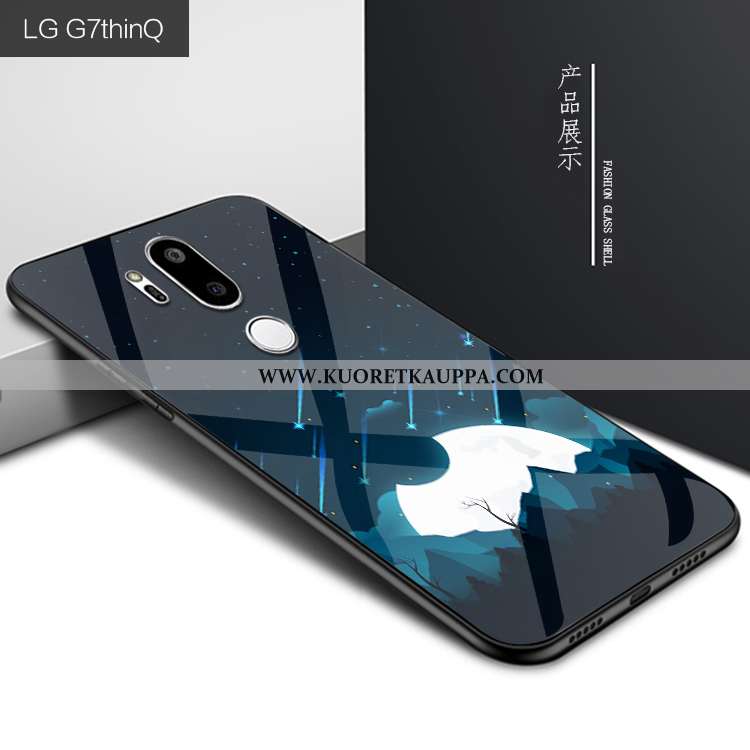 Kuori Lg G7 Thinq, Kuoret Lg G7 Thinq, Kotelo Lg G7 Thinq Persoonallisuus Suojaus Lasi Violetti