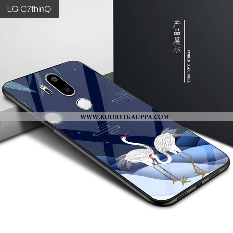 Kuori Lg G7 Thinq, Kuoret Lg G7 Thinq, Kotelo Lg G7 Thinq Persoonallisuus Suojaus Lasi Violetti