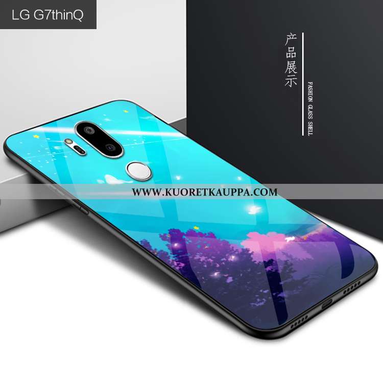 Kuori Lg G7 Thinq, Kuoret Lg G7 Thinq, Kotelo Lg G7 Thinq Persoonallisuus Suojaus Lasi Violetti