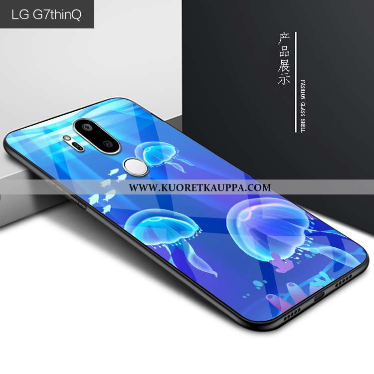 Kuori Lg G7 Thinq, Kuoret Lg G7 Thinq, Kotelo Lg G7 Thinq Persoonallisuus Suojaus Lasi Violetti
