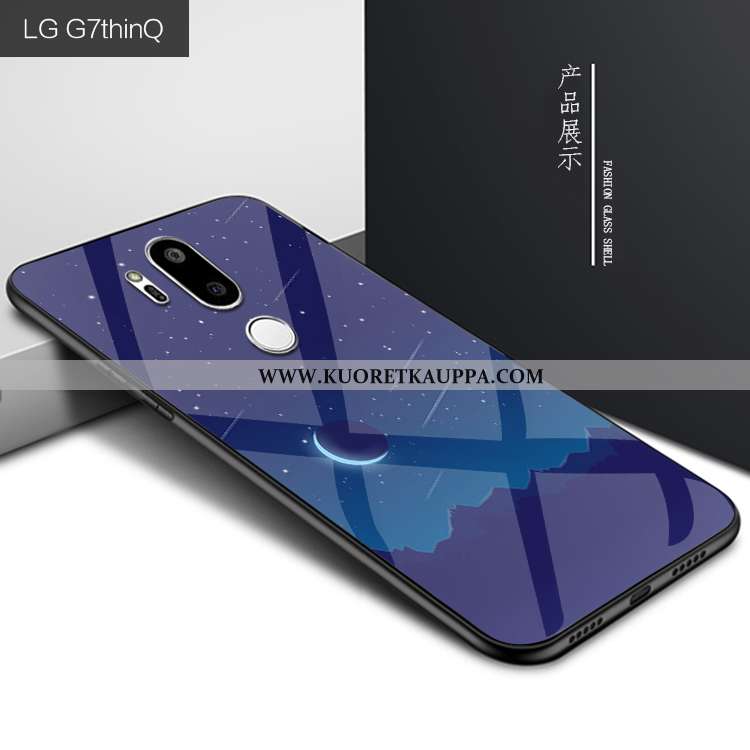 Kuori Lg G7 Thinq, Kuoret Lg G7 Thinq, Kotelo Lg G7 Thinq Persoonallisuus Suojaus Lasi Violetti