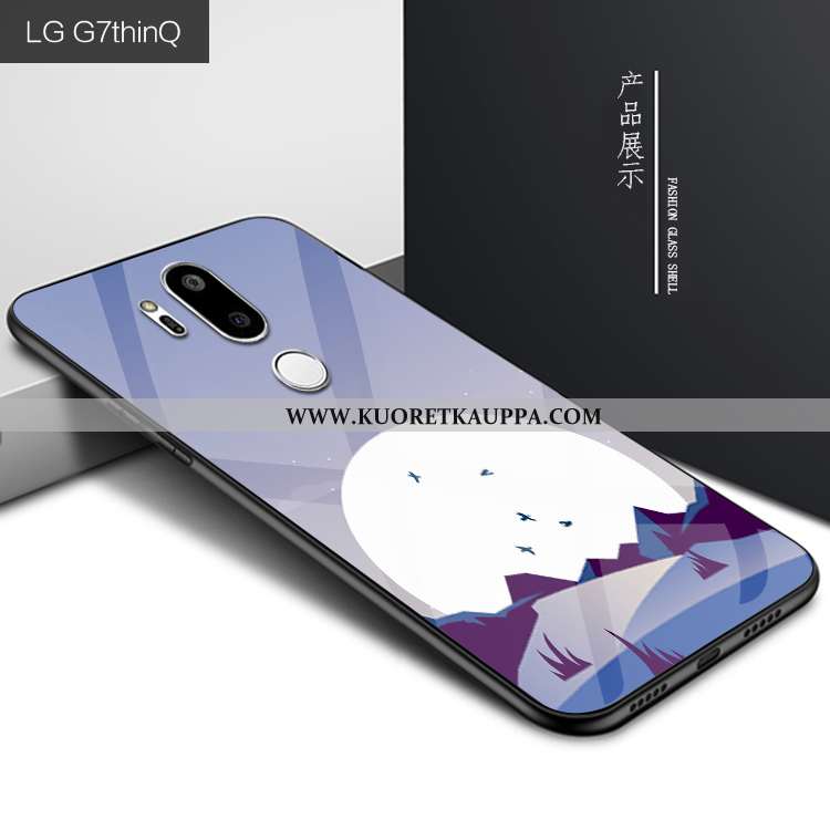 Kuori Lg G7 Thinq, Kuoret Lg G7 Thinq, Kotelo Lg G7 Thinq Persoonallisuus Suojaus Lasi Violetti