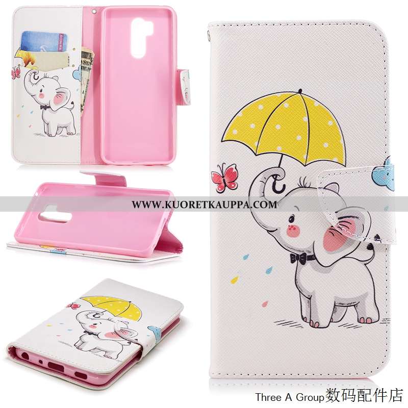 Kuori Lg G7 Thinq, Kuoret Lg G7 Thinq, Kotelo Lg G7 Thinq Sarjakuva Suojaus Valkoinen Kortti Puhelim