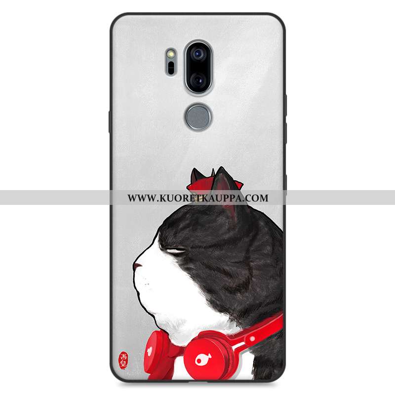 Kuori Lg G7 Thinq, Kuoret Lg G7 Thinq, Kotelo Lg G7 Thinq Silikoni Suojaus Luova Pehmeä Neste Pinkki