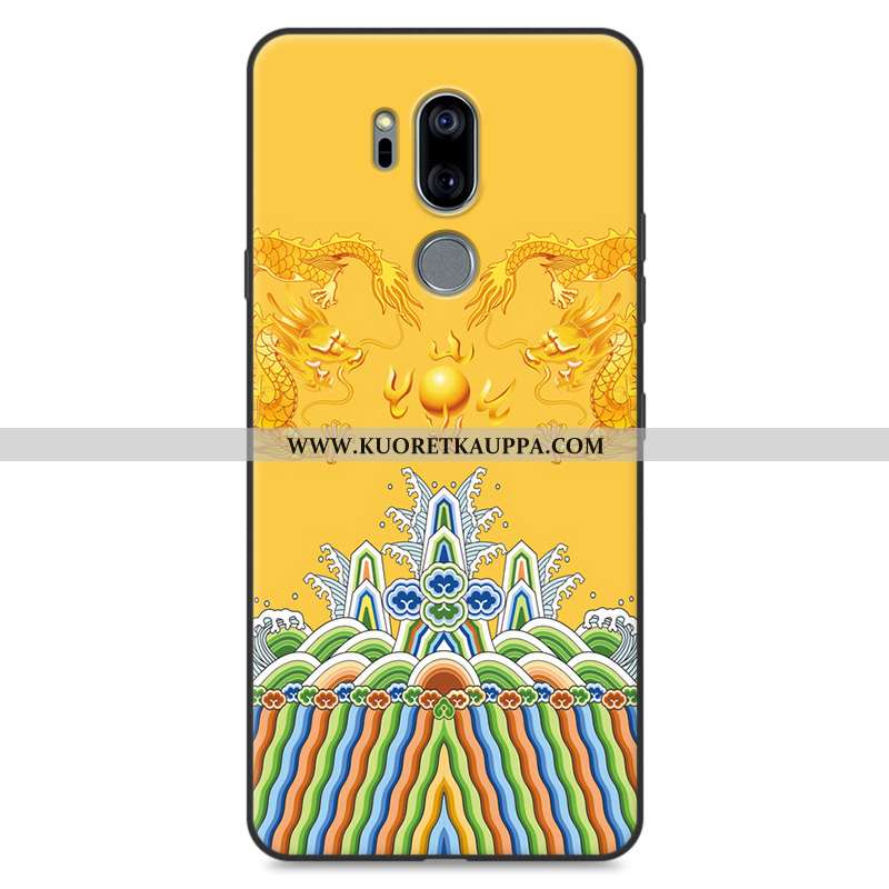 Kuori Lg G7 Thinq, Kuoret Lg G7 Thinq, Kotelo Lg G7 Thinq Silikoni Suojaus Luova Pehmeä Neste Pinkki