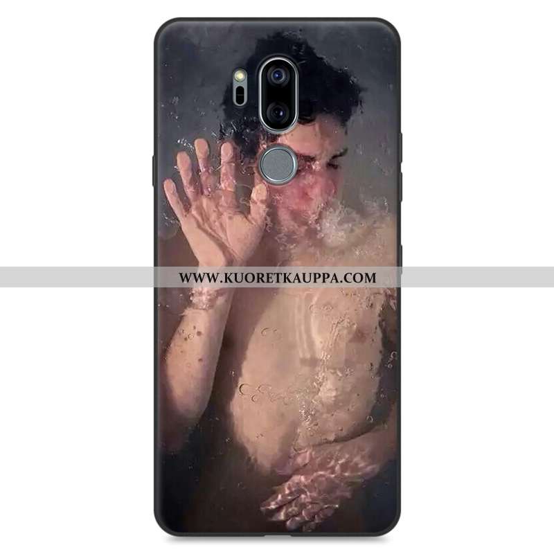 Kuori Lg G7 Thinq, Kuoret Lg G7 Thinq, Kotelo Lg G7 Thinq Silikoni Suojaus Luova Pehmeä Neste Pinkki