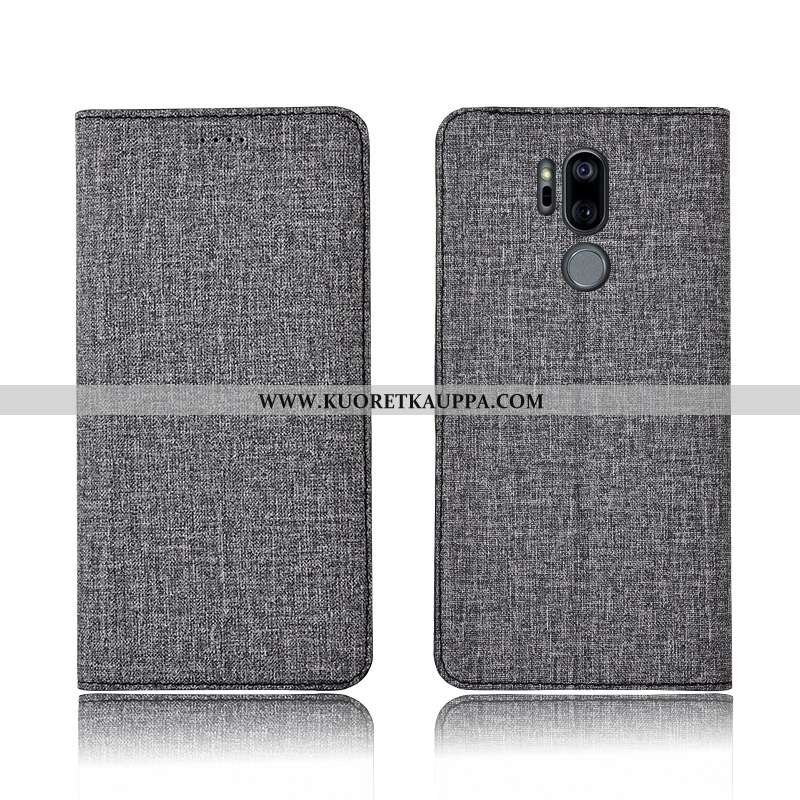 Kuori Lg G7 Thinq, Kuoret Lg G7 Thinq, Kotelo Lg G7 Thinq Silikoni Suojaus Nahkakuori Pehmeä Neste S