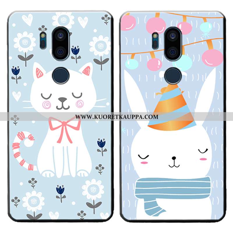 Kuori Lg G7 Thinq, Kuoret Lg G7 Thinq, Kotelo Lg G7 Thinq Silikoni Suojaus Puhelimen Sarjakuva Sinin