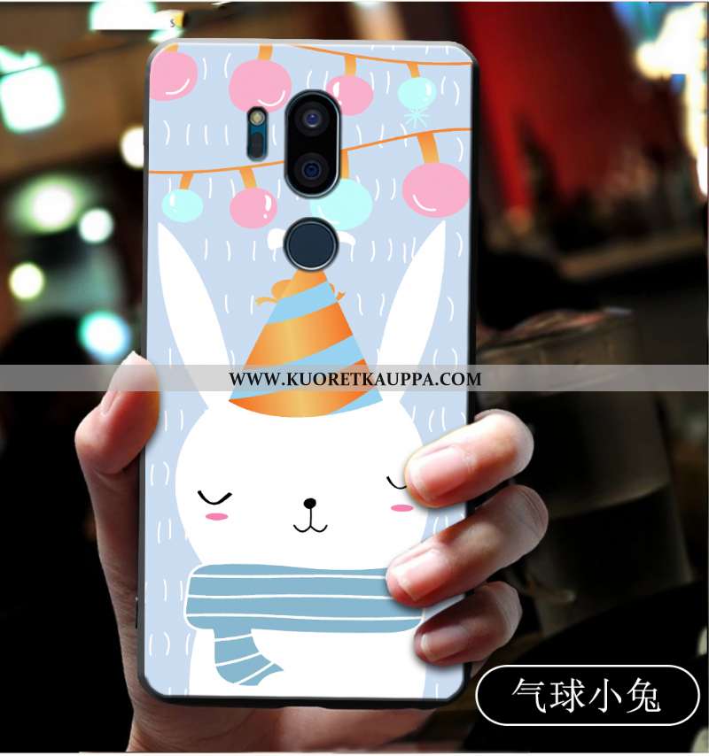 Kuori Lg G7 Thinq, Kuoret Lg G7 Thinq, Kotelo Lg G7 Thinq Silikoni Suojaus Puhelimen Sarjakuva Sinin