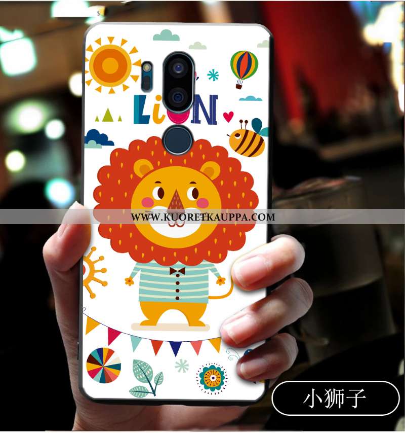 Kuori Lg G7 Thinq, Kuoret Lg G7 Thinq, Kotelo Lg G7 Thinq Silikoni Suojaus Puhelimen Sarjakuva Sinin