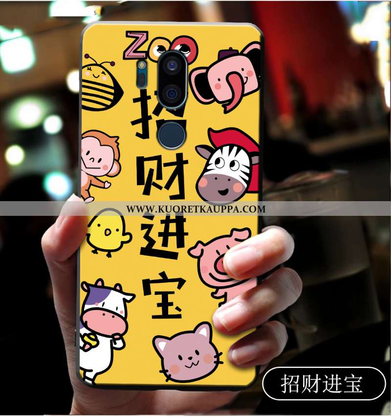 Kuori Lg G7 Thinq, Kuoret Lg G7 Thinq, Kotelo Lg G7 Thinq Silikoni Suojaus Puhelimen Sarjakuva Sinin