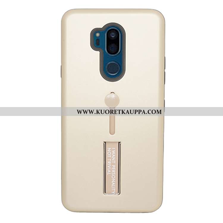 Kuori Lg G7 Thinq, Kuoret Lg G7 Thinq, Kotelo Lg G7 Thinq Silikonikuori Pesty Suede Kulta Puhelimen 
