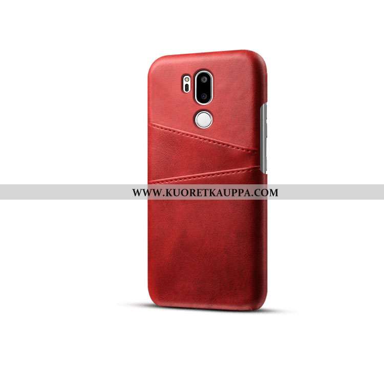 Kuori Lg G7 Thinq, Kuoret Lg G7 Thinq, Kotelo Lg G7 Thinq Suuntaus Suojaus Puhelimen Nahkakuori Must