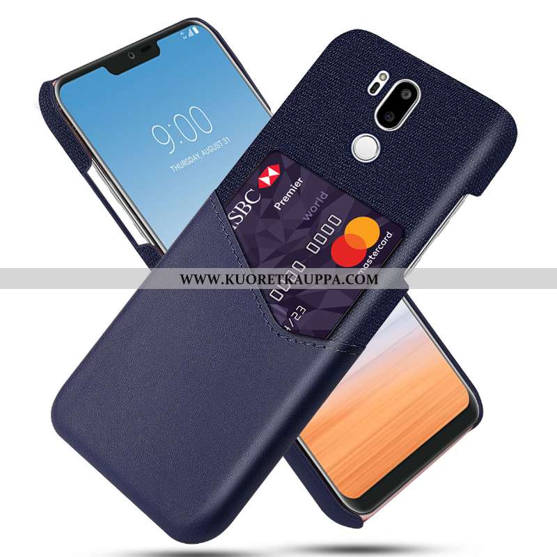 Kuori Lg G7 Thinq, Kuoret Lg G7 Thinq, Kotelo Lg G7 Thinq Suuntaus Suojaus Puhelimen Nahkakuori Must