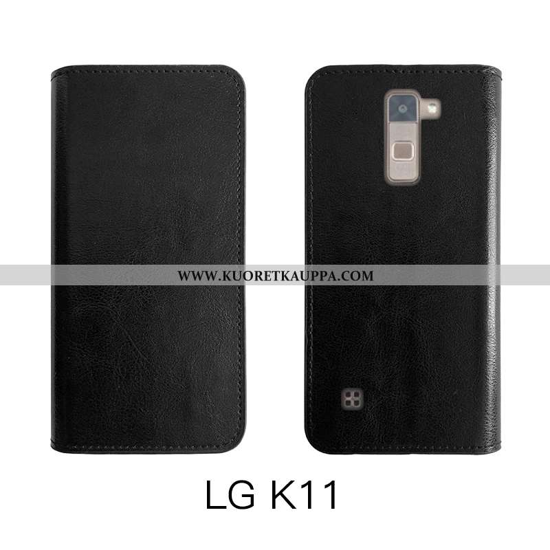 Kuori Lg K11, Kuoret Lg K11, Kotelo Lg K11 Suojaus Aito Nahka Puhelimen Vuosikerta Ruskea