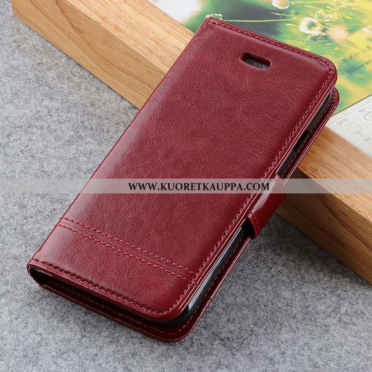 Kuori Lg Q Stylus, Kuoret Lg Q Stylus, Kotelo Lg Q Stylus Kukkakuvio Nahkakuori Punainen Puhelimen