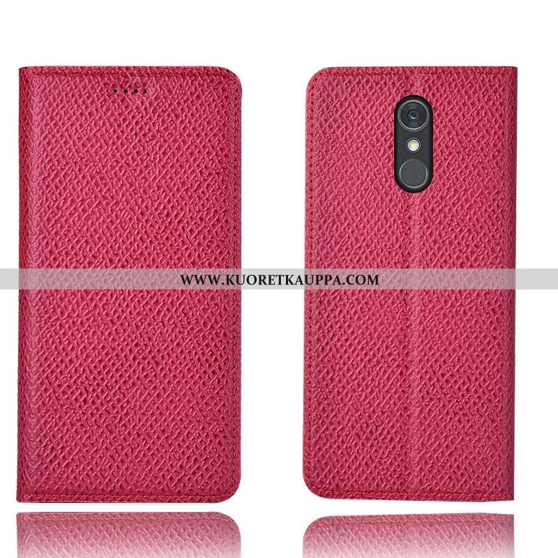 Kuori Lg Q Stylus, Kuoret Lg Q Stylus, Kotelo Lg Q Stylus Kukkakuvio Suojaus All Inclusive Ruskea