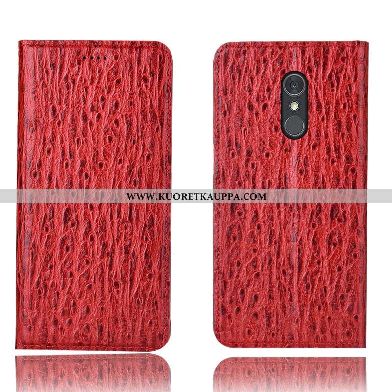 Kuori Lg Q Stylus, Kuoret Lg Q Stylus, Kotelo Lg Q Stylus Kukkakuvio Suojaus Nahkakuori Musta Mustat