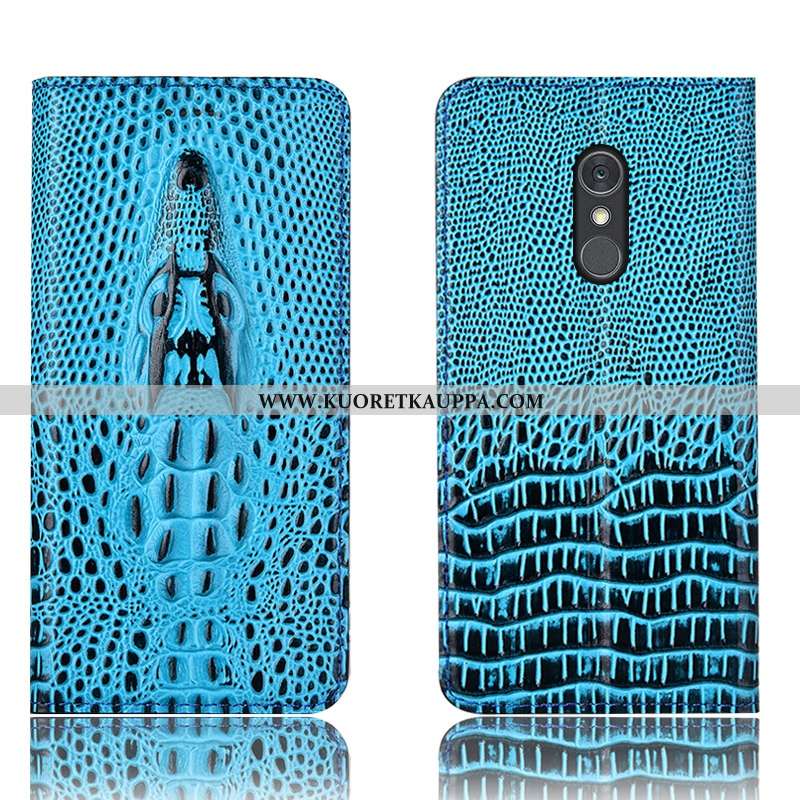 Kuori Lg Q Stylus, Kuoret Lg Q Stylus, Kotelo Lg Q Stylus Nahkakuori Suojaus Puhelimen Krokotiili Ru