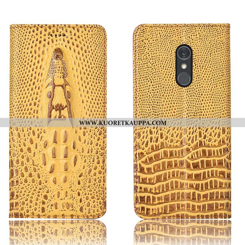 Kuori Lg Q Stylus, Kuoret Lg Q Stylus, Kotelo Lg Q Stylus Nahkakuori Suojaus Puhelimen Krokotiili Ru