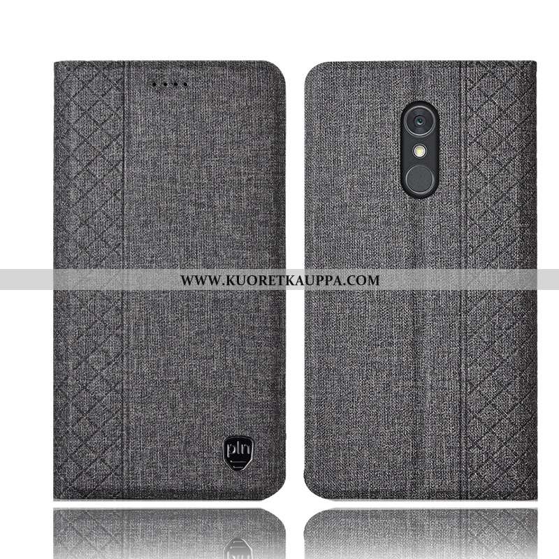 Kuori Lg Q Stylus, Kuoret Lg Q Stylus, Kotelo Lg Q Stylus Pellava Nahkakuori Puhelimen Jauhe Pinkki