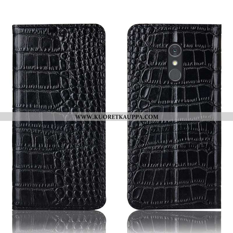 Kuori Lg Q Stylus, Kuoret Lg Q Stylus, Kotelo Lg Q Stylus Suojaus Nahkakuori Sininen Krokotiili