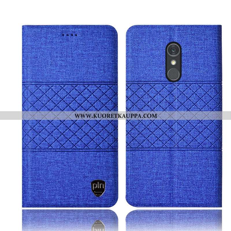 Kuori Lg Q Stylus, Kuoret Lg Q Stylus, Kotelo Lg Q Stylus Suojaus Pellava Musta Puhelimen Mustat