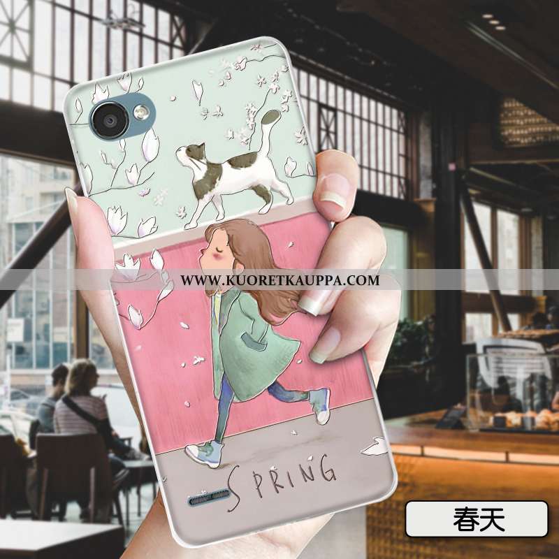 Kuori Lg Q6, Kuoret Lg Q6, Kotelo Lg Q6 Ihana Suuntaus Tila Puhelimen Vihreä